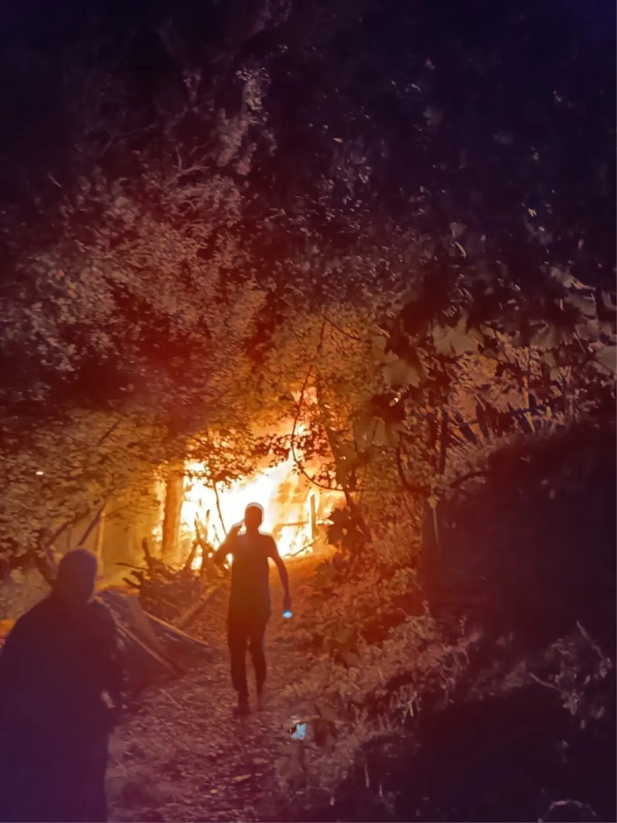 adanada yangin anne ve oglu yaralandi ZGUxlep1