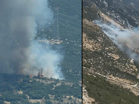 Son dakika izmirde orman yangini mudahale basladi TYgM8yxK